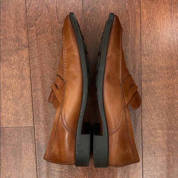 Cole Haan Men\'s Hawthorne Loafers in British Tan, Size 9.5 main image 9